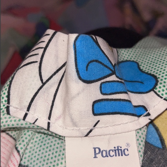 Vintage 1980s Minnie Mouse Twin Bed Sheets Set Double Sided Pillow Case USA Made - Picture 7 of 7